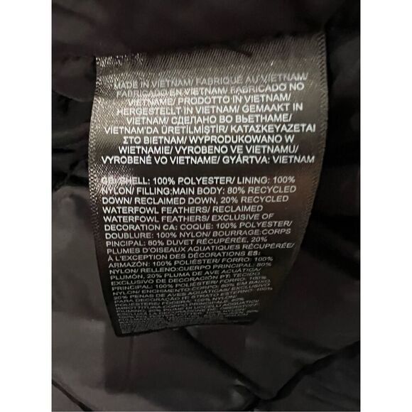 The North Face Women's Black Full Zip 2000 Polar Nuptse Down Jacket Large NWOT - Picture 13 of 14